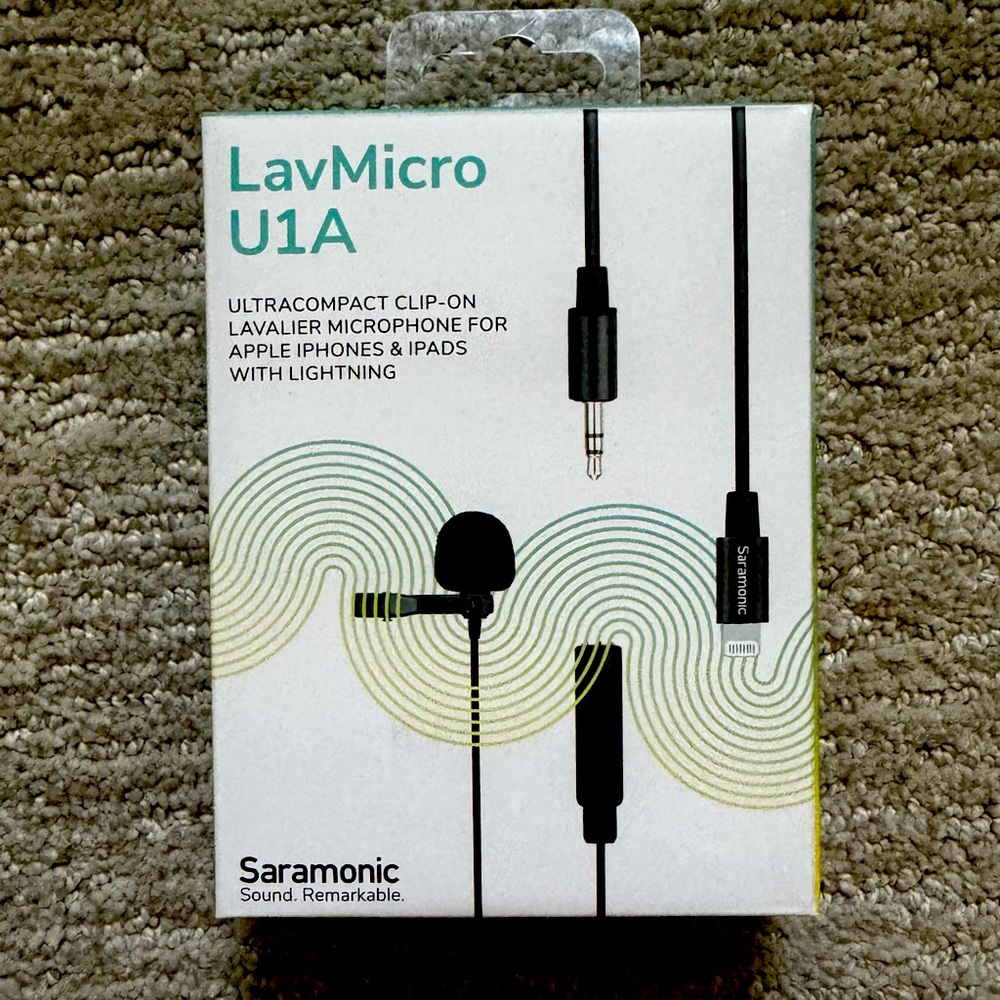 Lavelier Microphone for iPhone